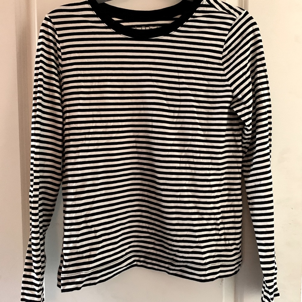 Loft striped long sleeve shirt